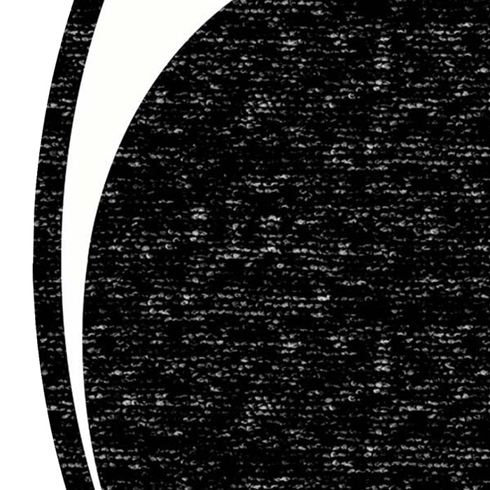Conceptum Alfombra Eugene V3 - 4660 - 2 Blanco y Negro 160 x 160 cm